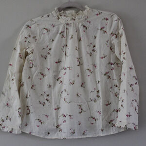 NWT Bonpoint Girl's Felicite Long Sleeve Swiss Dot‎ Floral Print Blouse Top 12